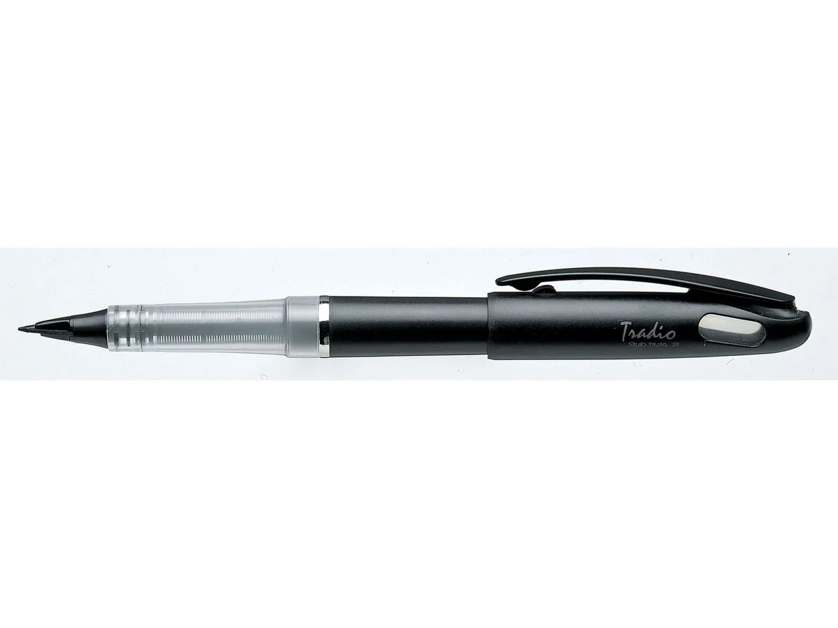 Pentel Federschreiber Tradio Stylo TRJ50, schwarz (EAN: 3474370050014)