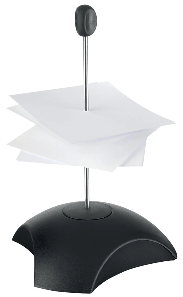 HAN Zettelspieß DELTA, Polystyrol, schwarz (EAN: 4012473175419)