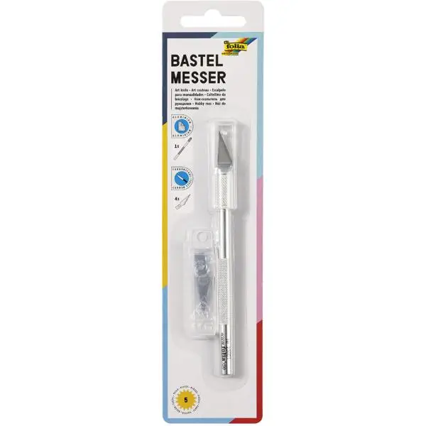 folia Skalpell / Bastelmesser inkl. Ersatzklingen (EAN: 4001868230017)