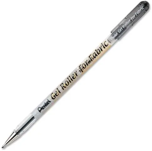 Pentel Textil Gel-Tintenroller BN15, schwarz (EAN: 0072512191224)