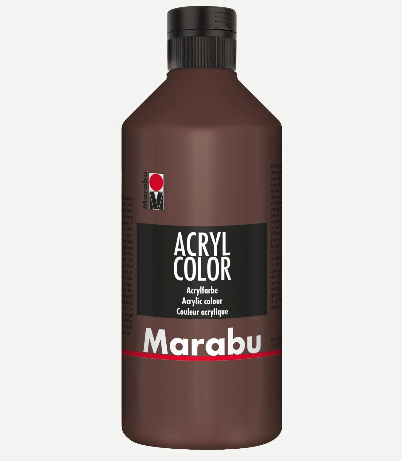 Marabu Acrylfarbe Acryl Color, 500 ml, mittelbraun 040 (EAN: 4007751529541)