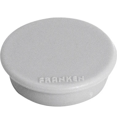 FRANKEN Haftmagnet, Haftkraft: 0,3 kg, Durchm. 24 mm, grau (EAN: 4016946051910)