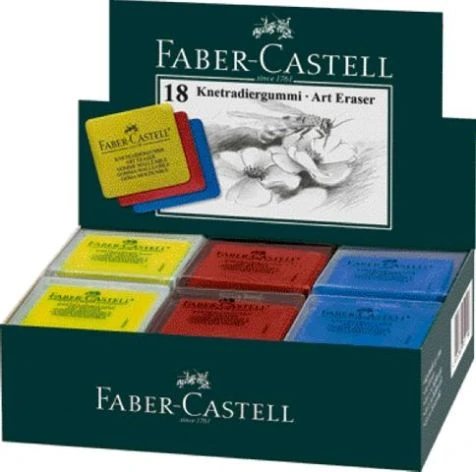FABER-CASTELL Knetgummi-Radierer ART ERASER, sortiert (EAN: 9556089009232)