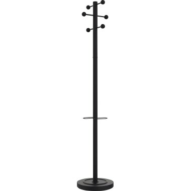 UNiLUX Garderobenständer "ACCESS", Höhe: 1.750 mm, schwarz (EAN: 3595560025398)