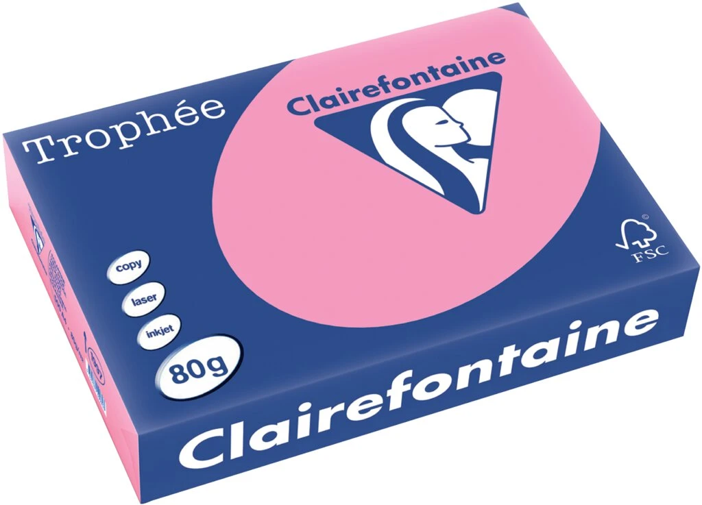 Clairefontaine Multifunktionspapier Trophée, A4, heckenrose (EAN: 3329680199703)