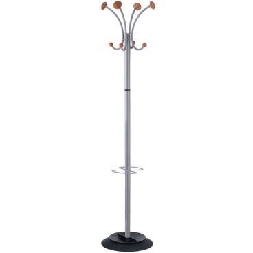 ALBA Garderobeständer "VIENA", (H)1.770 mm, silbergrau (EAN: 3129710006298)