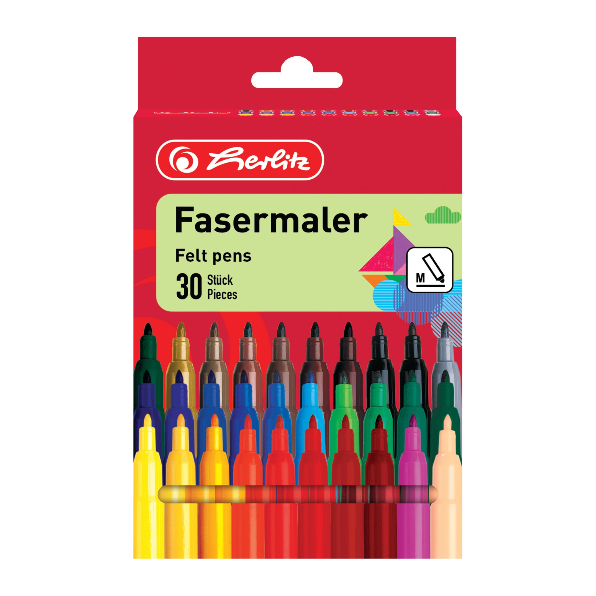 herlitz Fasermaler, 30er Karton-Etui (EAN: 4008118649315)
