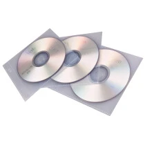 proOFFICE CD-/DVD-Hülle, für 1 CD/DVD, PP, transparent (EAN: 8595033234130)