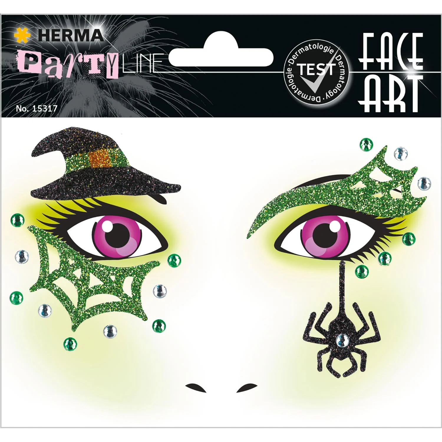 HERMA Face Art Sticker Gesichter "Hexe" (EAN: 4008705153171)