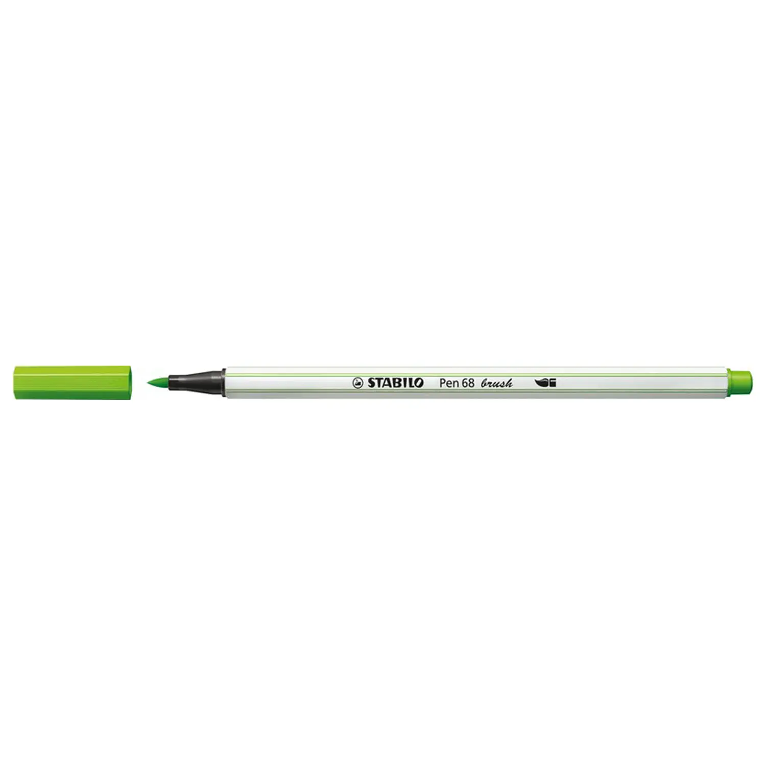 STABILO Pinselstift Pen 68 brush, laubgrün (EAN: 4006381545853)