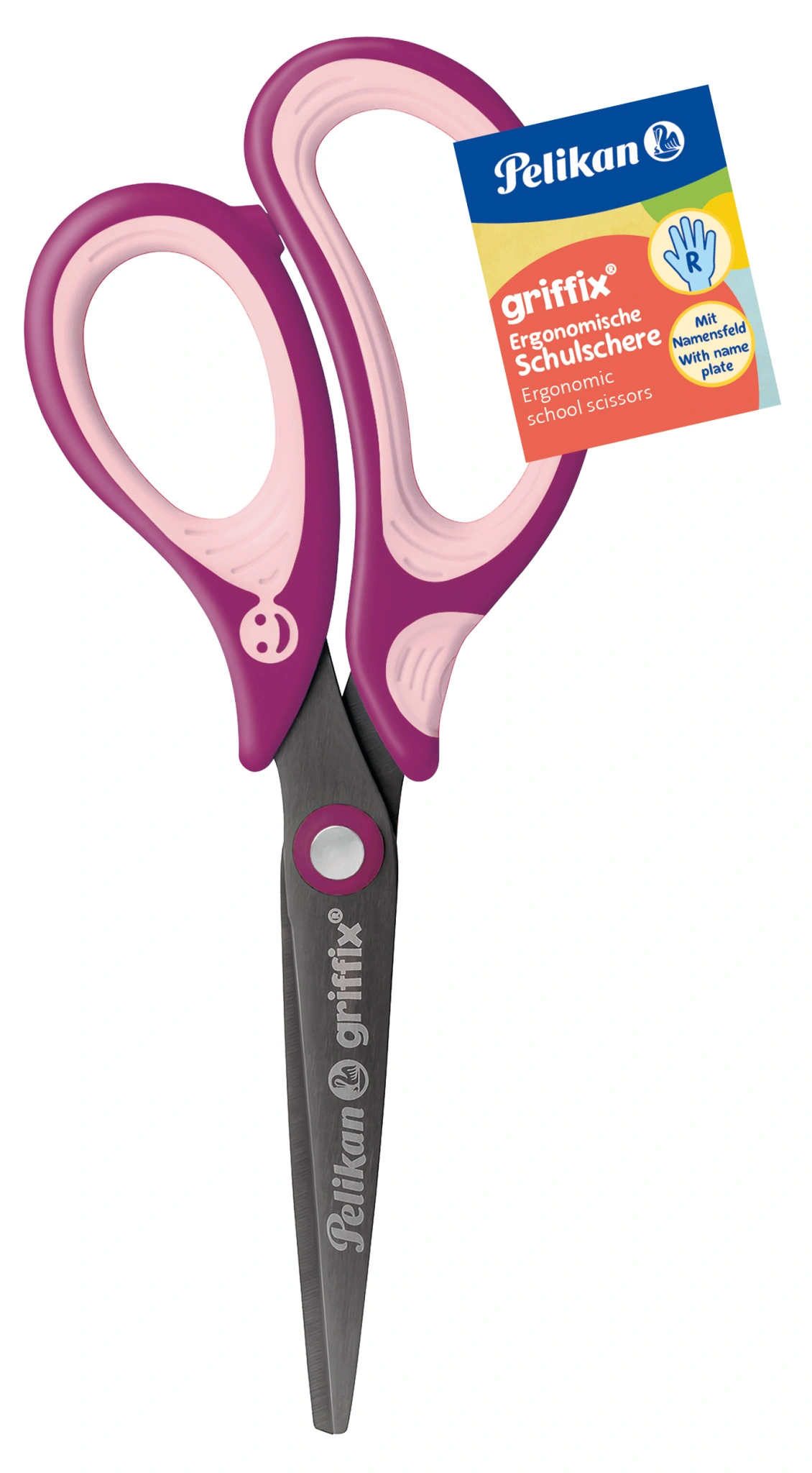 Pelikan griffix Schulschere, spitz, Sweet Berry (EAN: 4012700517180)