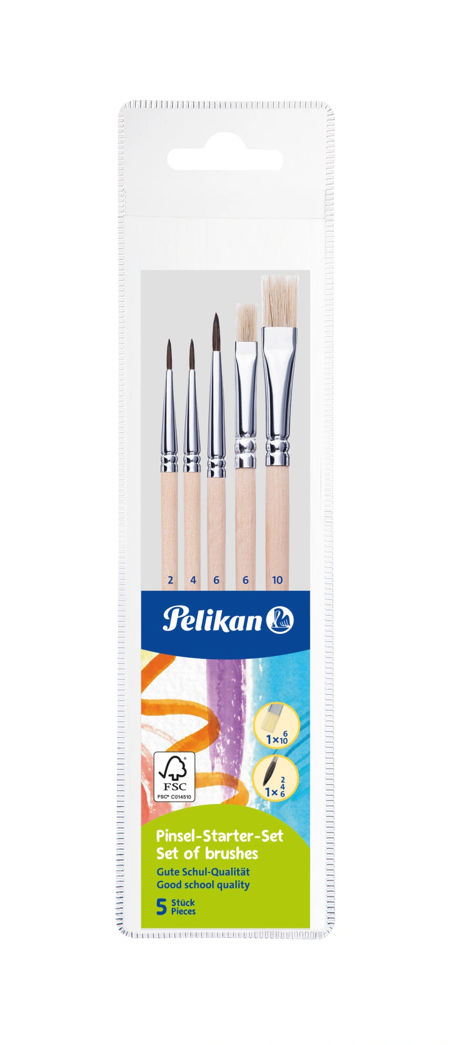 Pelikan Pinsel Starter-Set, 5-teilig (EAN: 4012700718167)