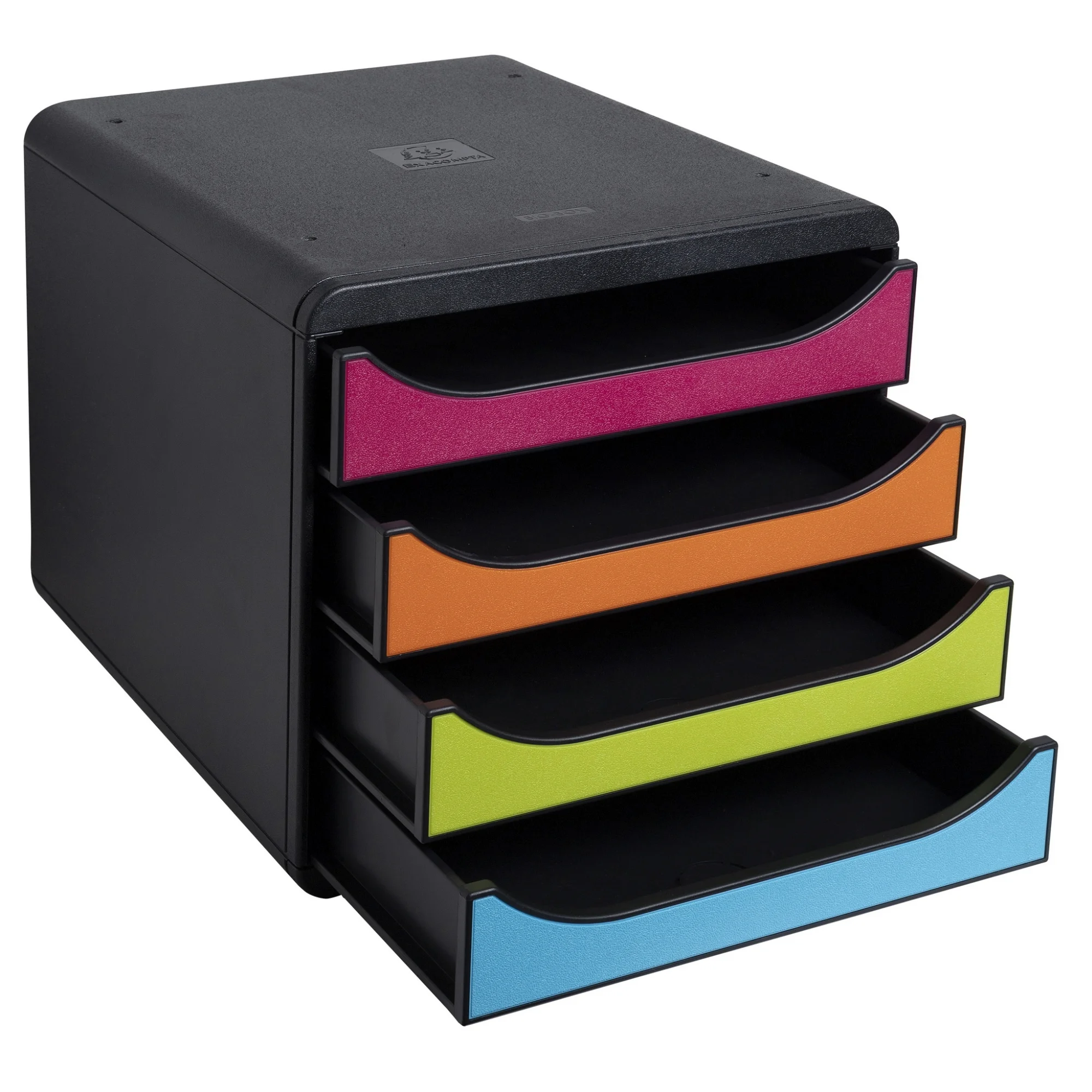 EXACOMPTA Schubladenbox BIG-BOX, 4 Schübe, harlekin (EAN: 9002493423268)