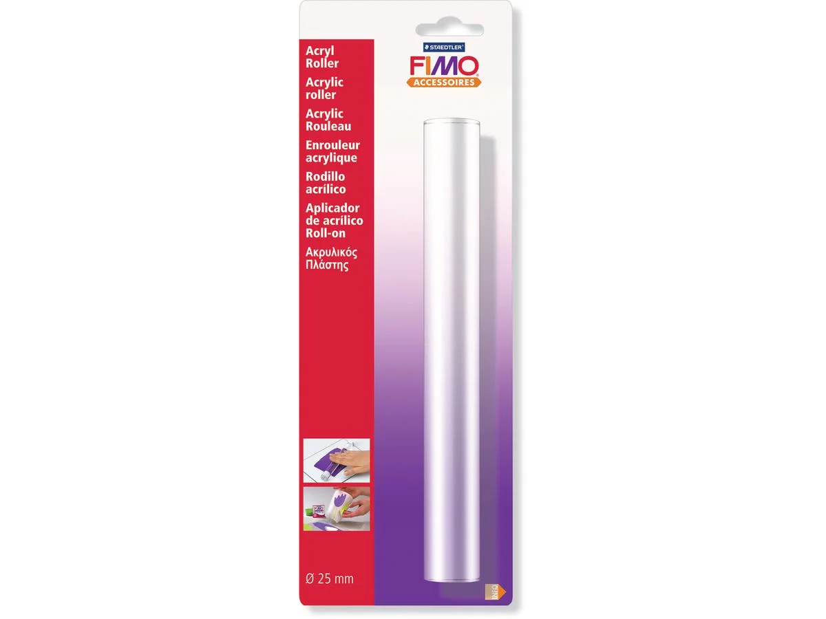 FIMO Acryl-Roller, zum Ausrollen von Modelliermasse (EAN: 4006608800321)