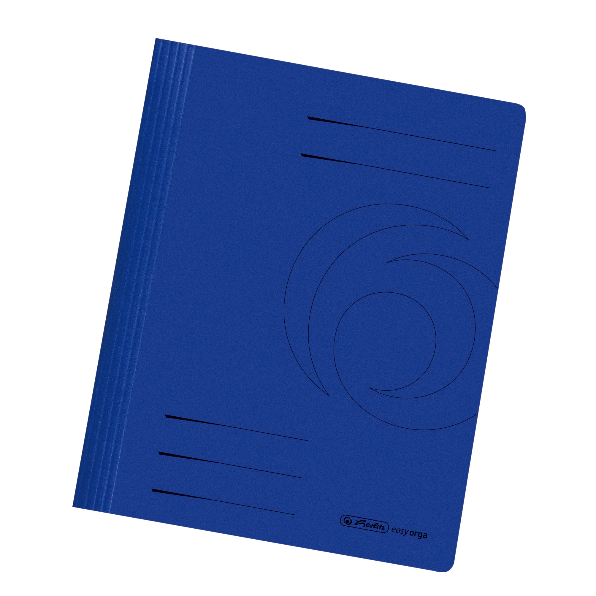 herlitz Schnellhefter easyorga, DIN A4, Manilakarton, blau, dunkelblau (EAN: 4008110385860)