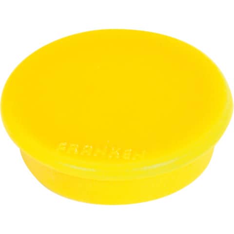 FRANKEN Haftmagnet, Haftkraft: 1,5 kg, Durchm. 38 mm, gelb (EAN: 4016946052412)