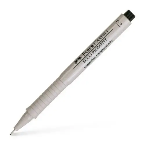FABER-CASTELL Pigmentliner ECCO PIGMENT 0,2 mm, schwarz (EAN: 4005401662990)