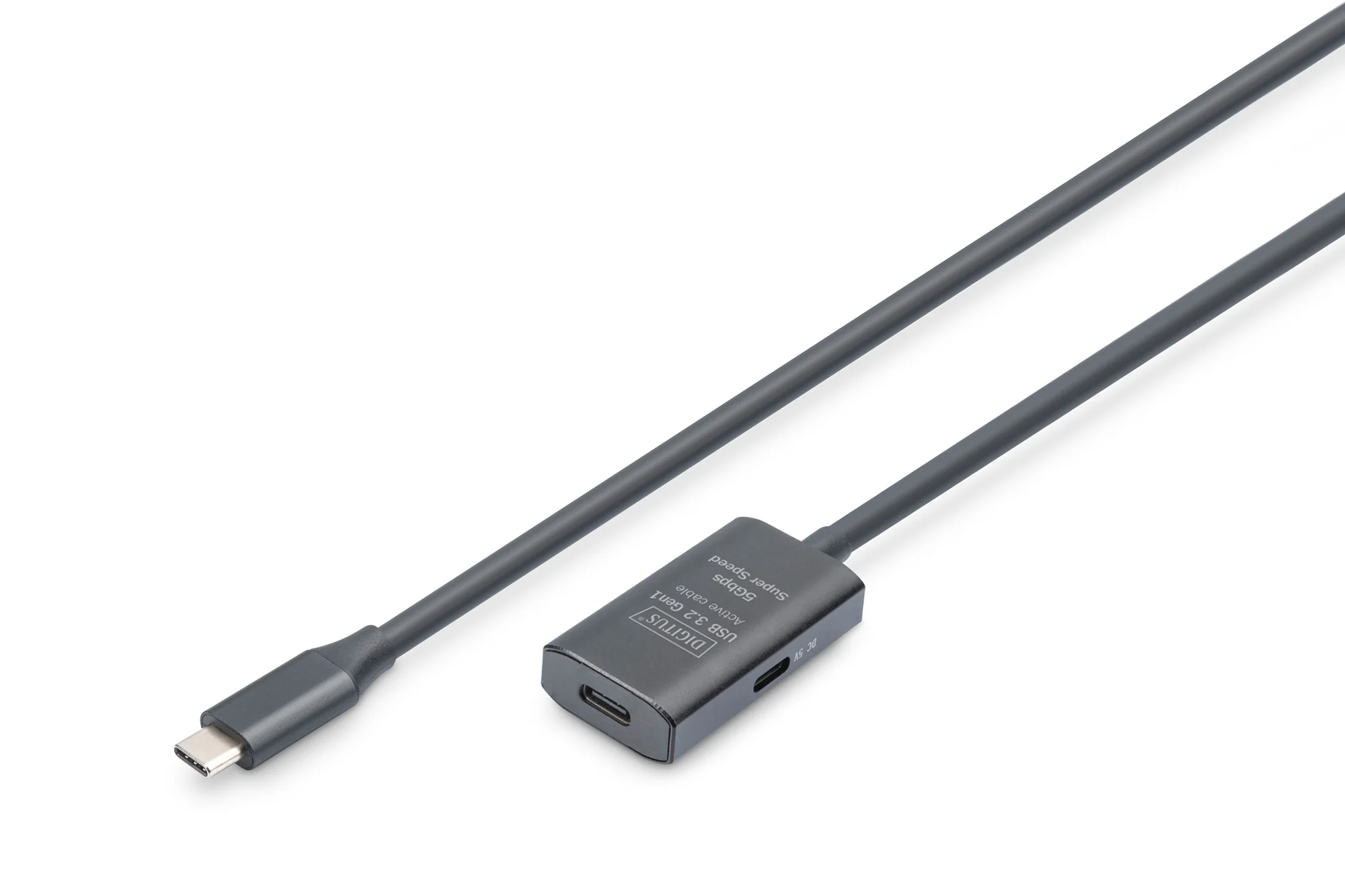 DIGITUS USB 3.2 Gen1 Aktives Verlängerungskabel, 5,0 m (EAN: 4016032497387)