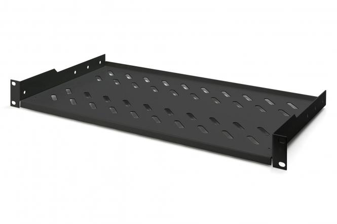 DIGITUS 19" Fachboden, 1 HE, Festeinbau, Tiefe: 250 mm (EAN: 4016032185772)