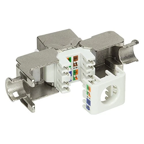 LogiLink Keystone Modul Kat.6A, Klasse EA, geschirmt, grau (EAN: 4052792026818)