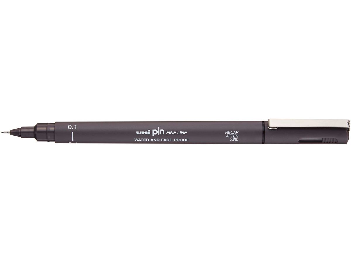 uni-ball Fineliner PIN 01200 GF, dark grey (EAN: 4902778230756)