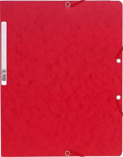 EXACOMPTA Eckspannermappe, DIN A4, Karton, rot (EAN: 3130630055150)