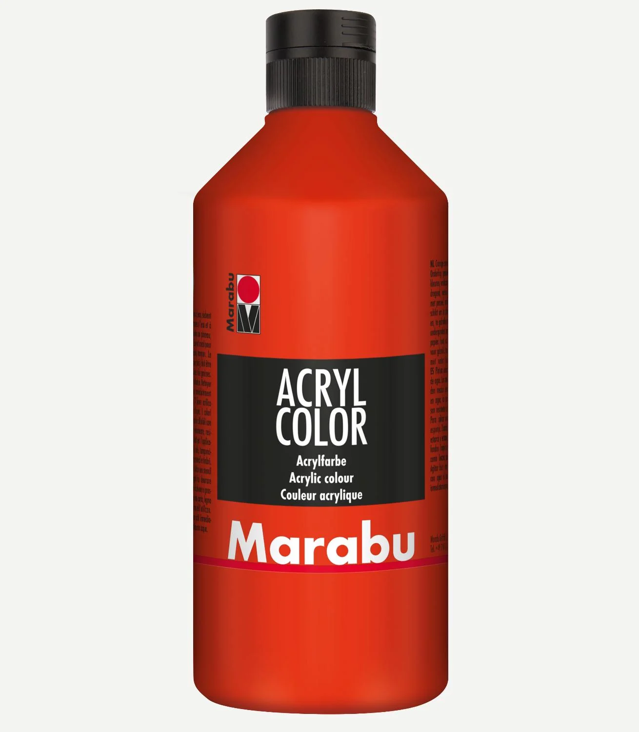 Marabu Acrylfarbe Acryl Color, 500 ml, zinnoberrot 006 (EAN: 4007751529503)