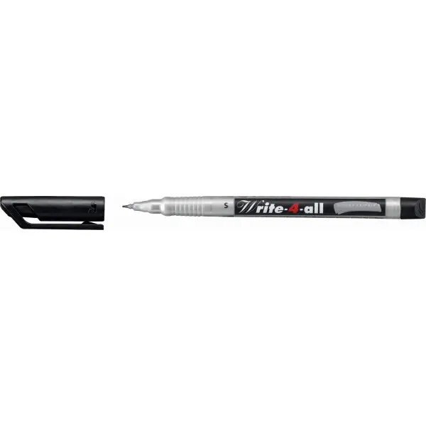 STABILO Permanent-Marker Write-4-all, S, schwarz (EAN: 4006381327541)