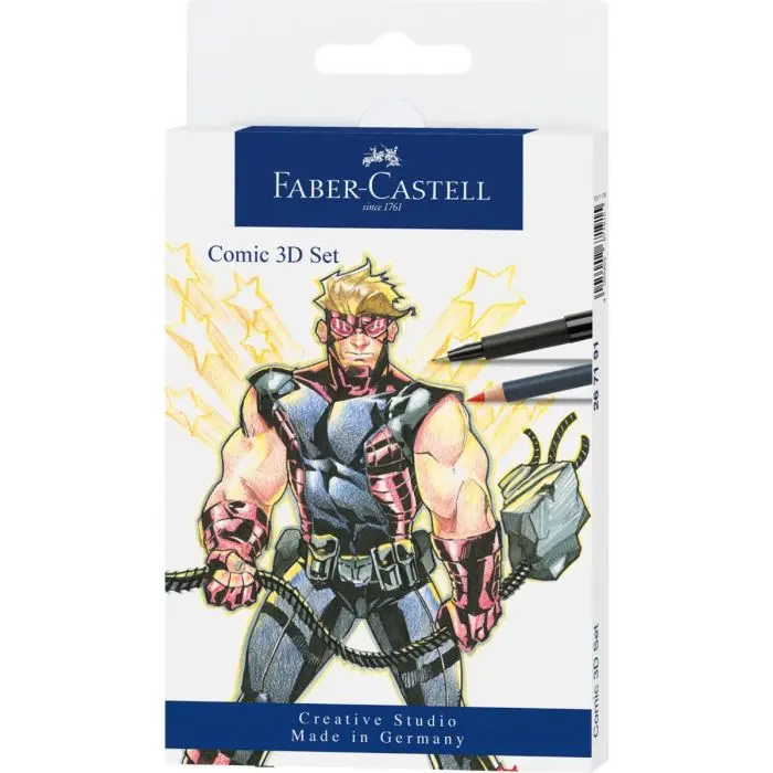FABER-CASTELL Tuschestift PITT artist pen, 11er Etui Comic (EAN: 4005402671915)