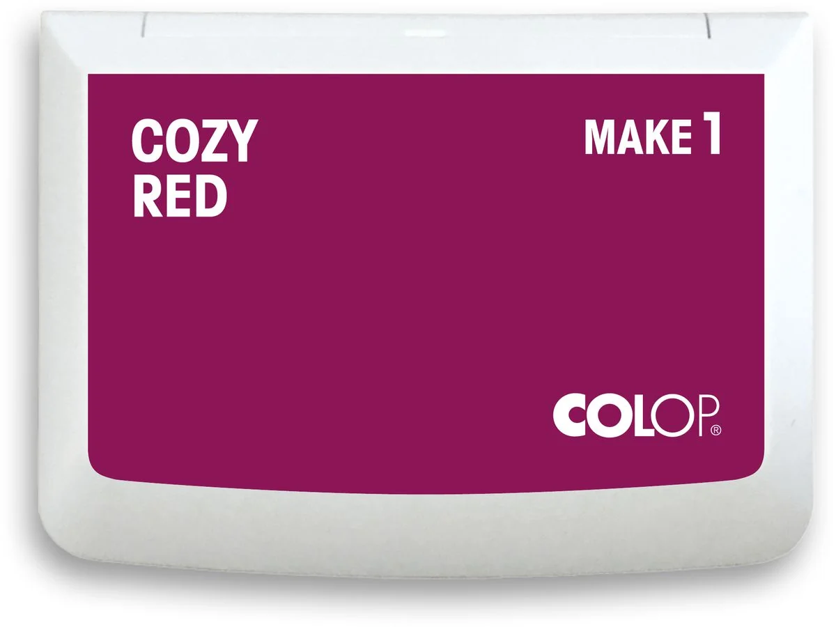 COLOP Stempelkissen Make 1, 90 x 50 mm, cozy red (EAN: 9004362519409)