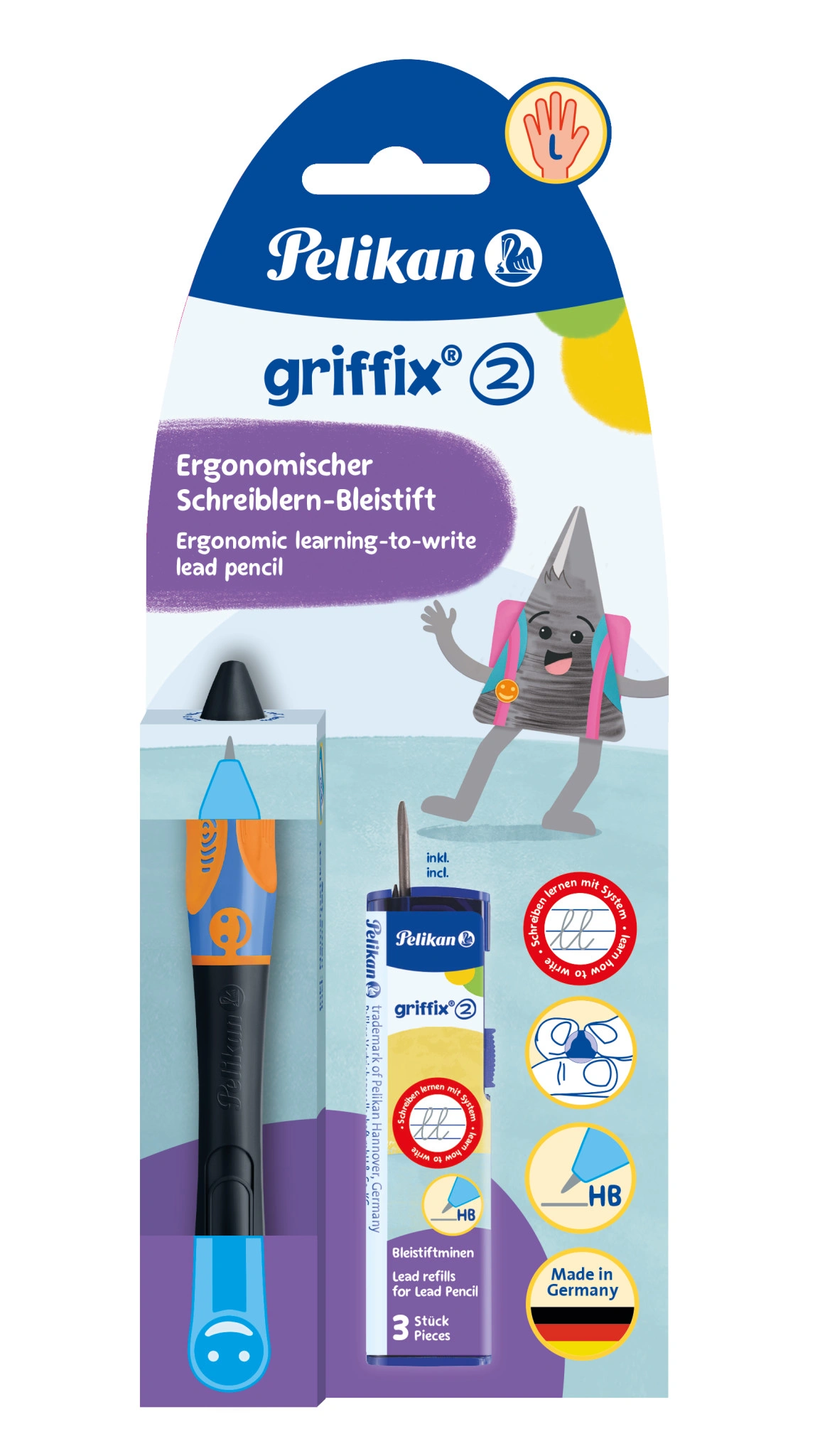 Pelikan griffix Schreiblernbleistift Neon Black (EAN: 4012700821096)