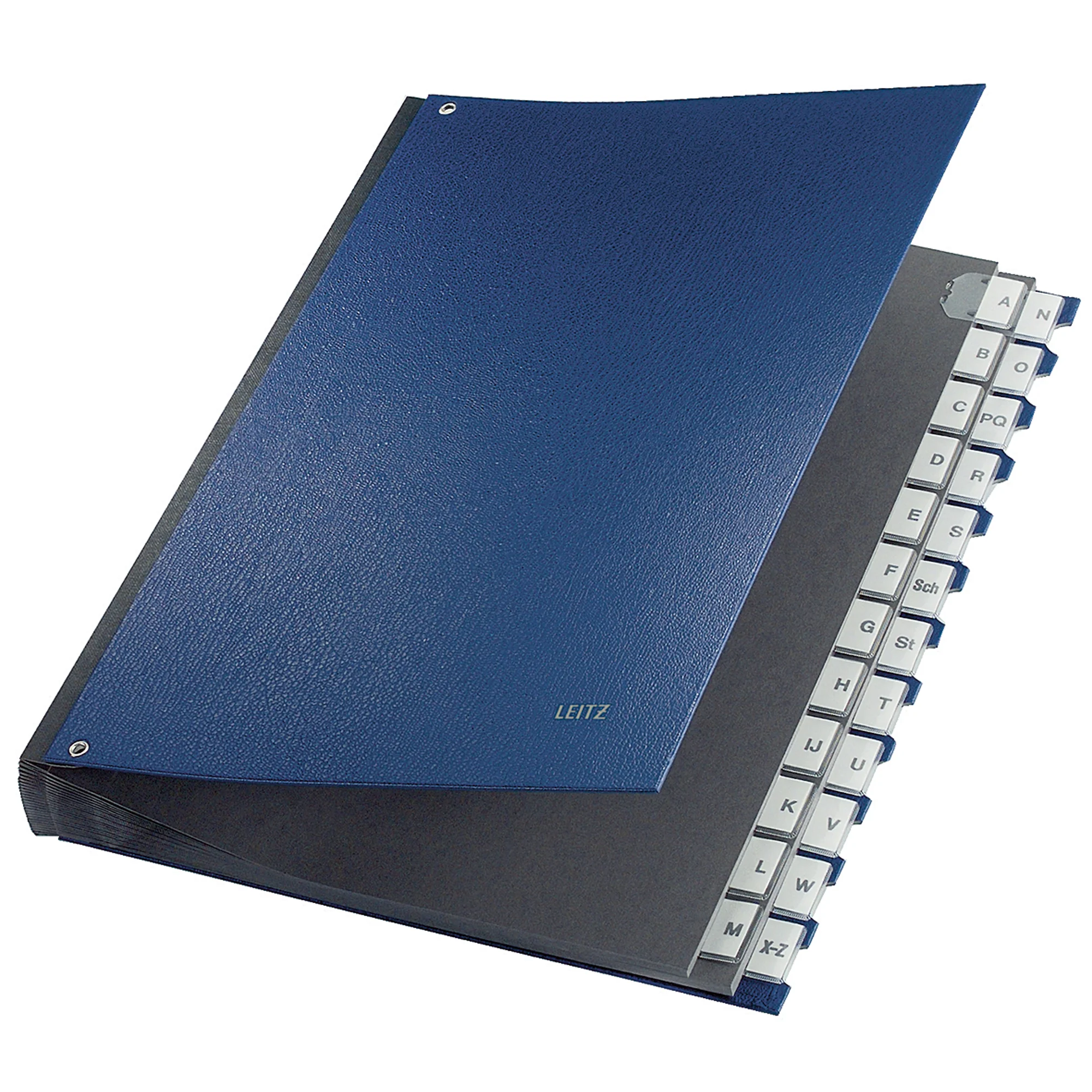 LEITZ Pultordner, A4, A-Z, 24 Fächer, Kunststoff, blau (EAN: 4002432311736)