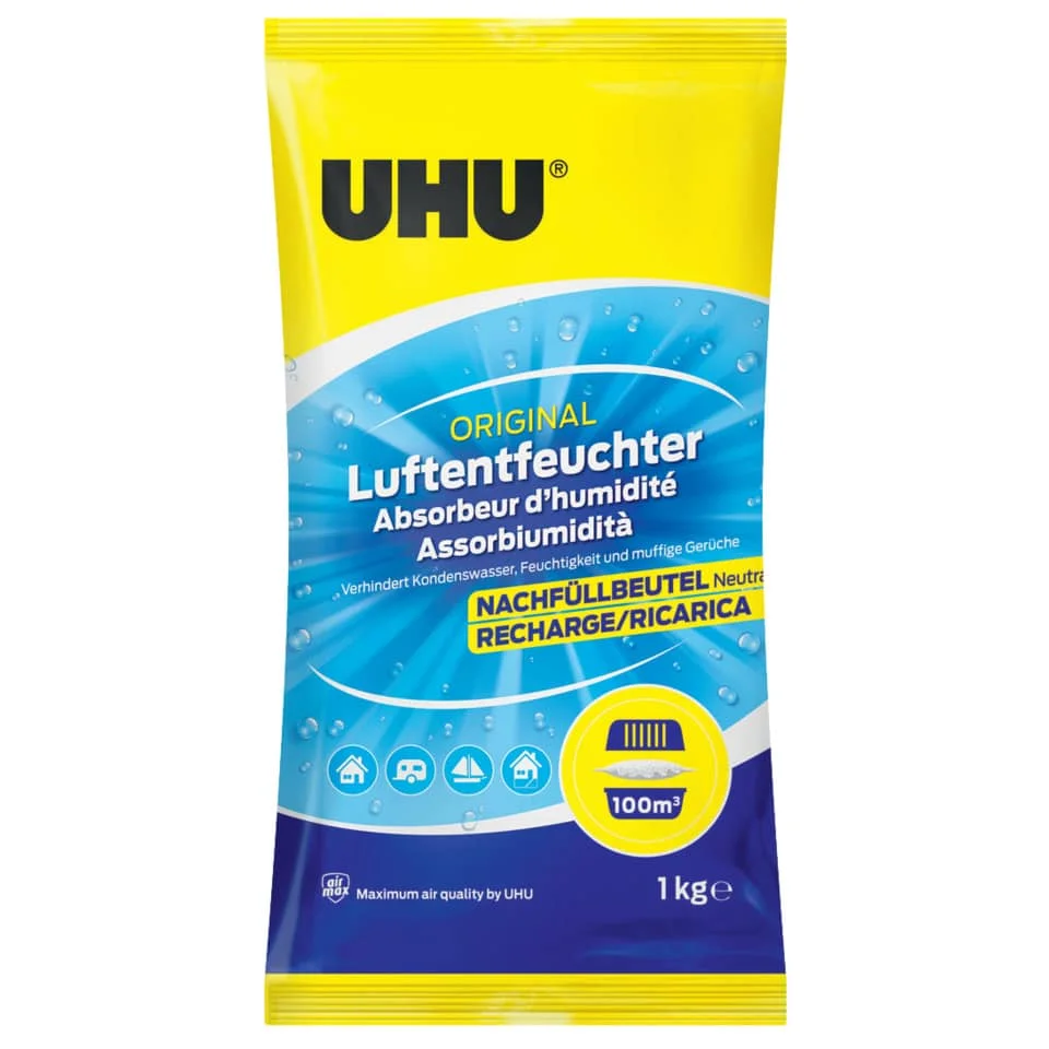 UHU Luftentfeuchter Nachfüllbeutel, 1.000 g (EAN: 4026700470857)