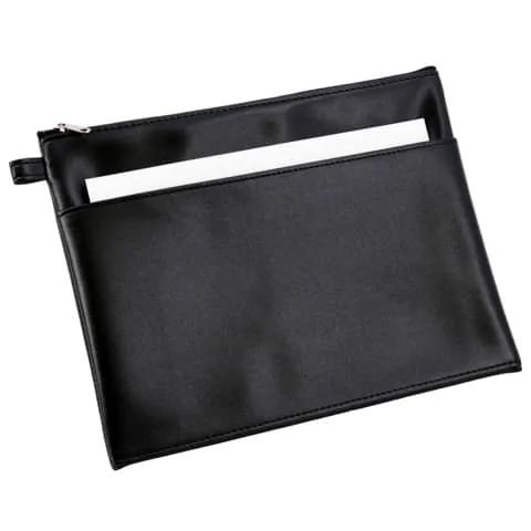 Alassio Banktasche/Utensilientasche mit Vortasche, schwarz (EAN: 4021068422302)