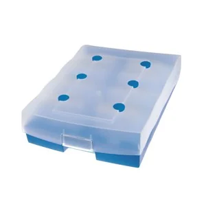 HAN Lernkartei CROCO DUO, A8 quer, blau-transluzent (EAN: 4012473998711)