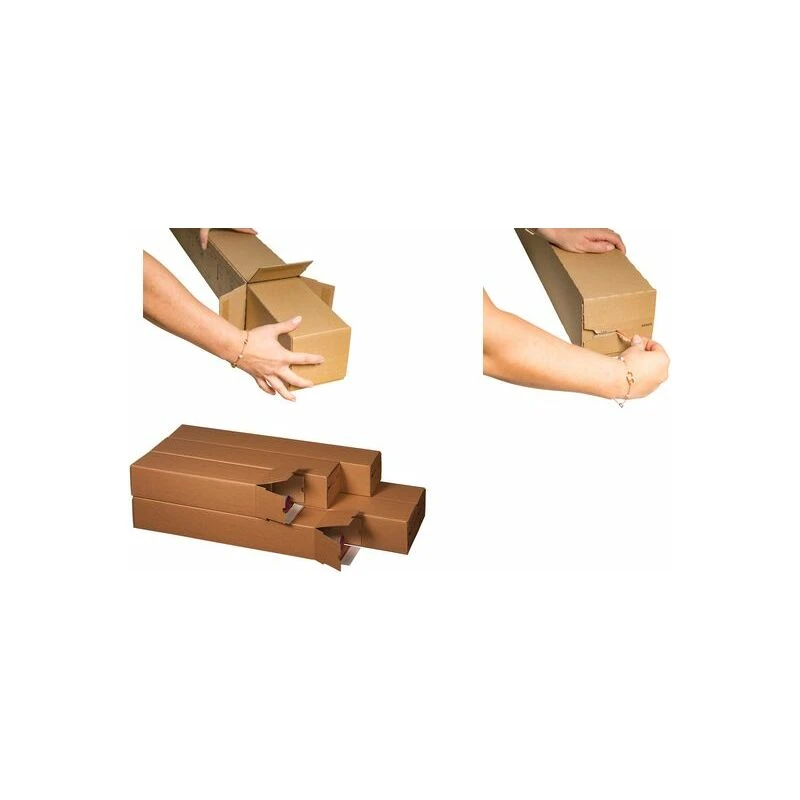 smartboxpro Versandhülse, (B)715 x (T)105 mm, SK, braun (EAN: 4250414139346)