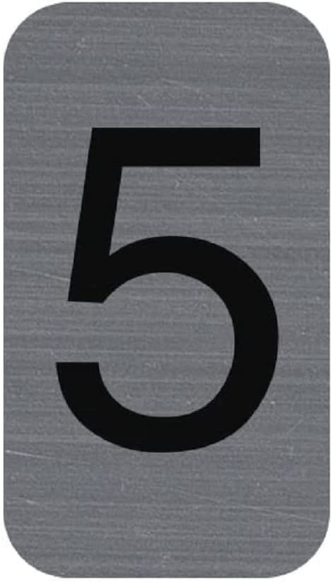 EXACOMPTA Selbstklebeschild Zahl "5", 25 x 44 mm (EAN: 3130630671855)