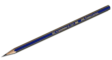 FABER-CASTELL Bleistift GOLDFABER, sechseckig, Härtegrad: 5B (EAN: 4005401125051)
