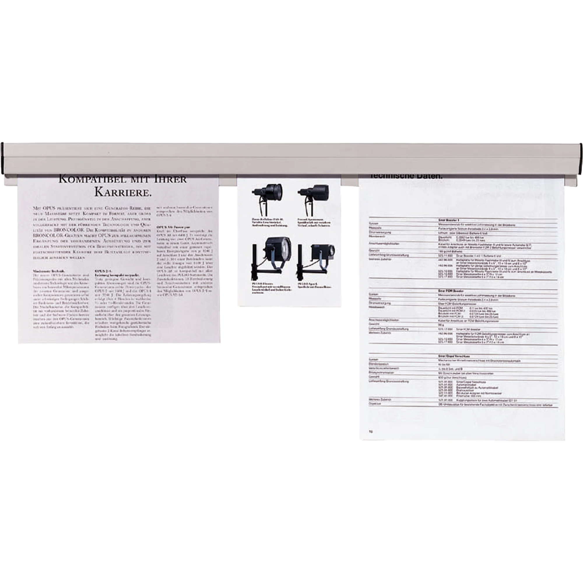 FRANKEN Papierklemmschiene, selbstklebend, Länge: 1.500 mm (EAN: 4016946212038)