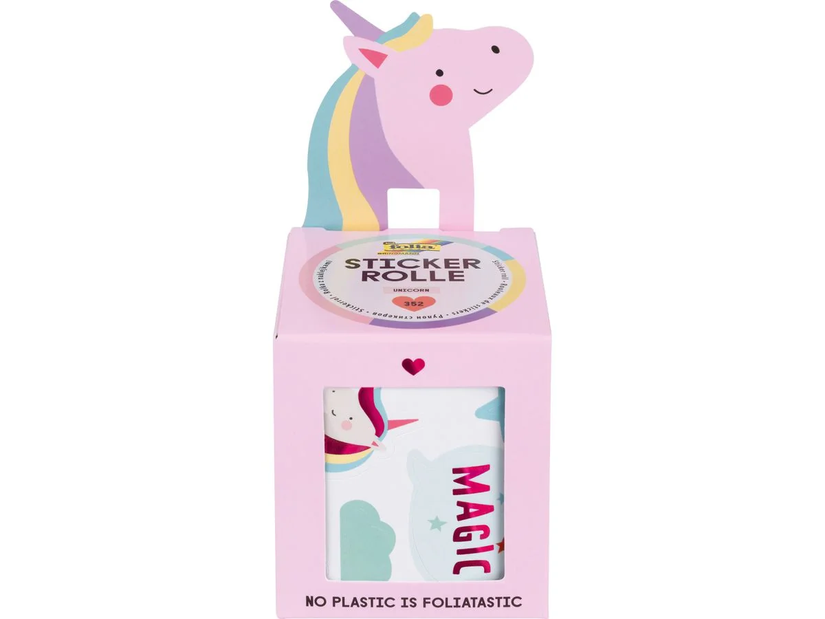 folia Sticker UNICORN, auf Rolle, 4 m (EAN: 4001868130232)