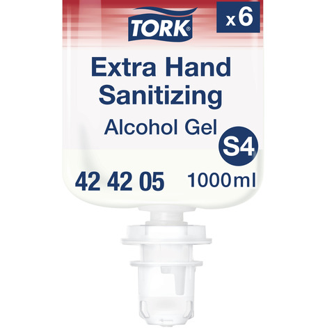 TORK Extra Händedesinfektionsgel, 1.000 ml (EAN: 7322542442807)