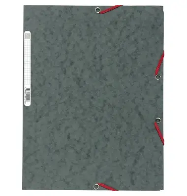EXACOMPTA Eckspannermappe, DIN A4, Karton 400 g/qm, grau (EAN: 3130630555117)