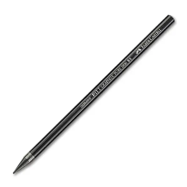 FABER-CASTELL Graphitstift PITT GRAPHITE PURE, Härtegrad: 6B (EAN: 4005401173076)