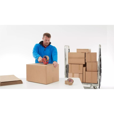 tesapack Verpackungsklebeband 4124, aus PVC, 75 mm x 66 m (EAN: 4005800070846)