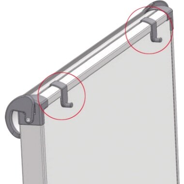 FRANKEN Zapfenblockhalter für Flipchart FC41 / FC81 (EAN: 4016946700061)