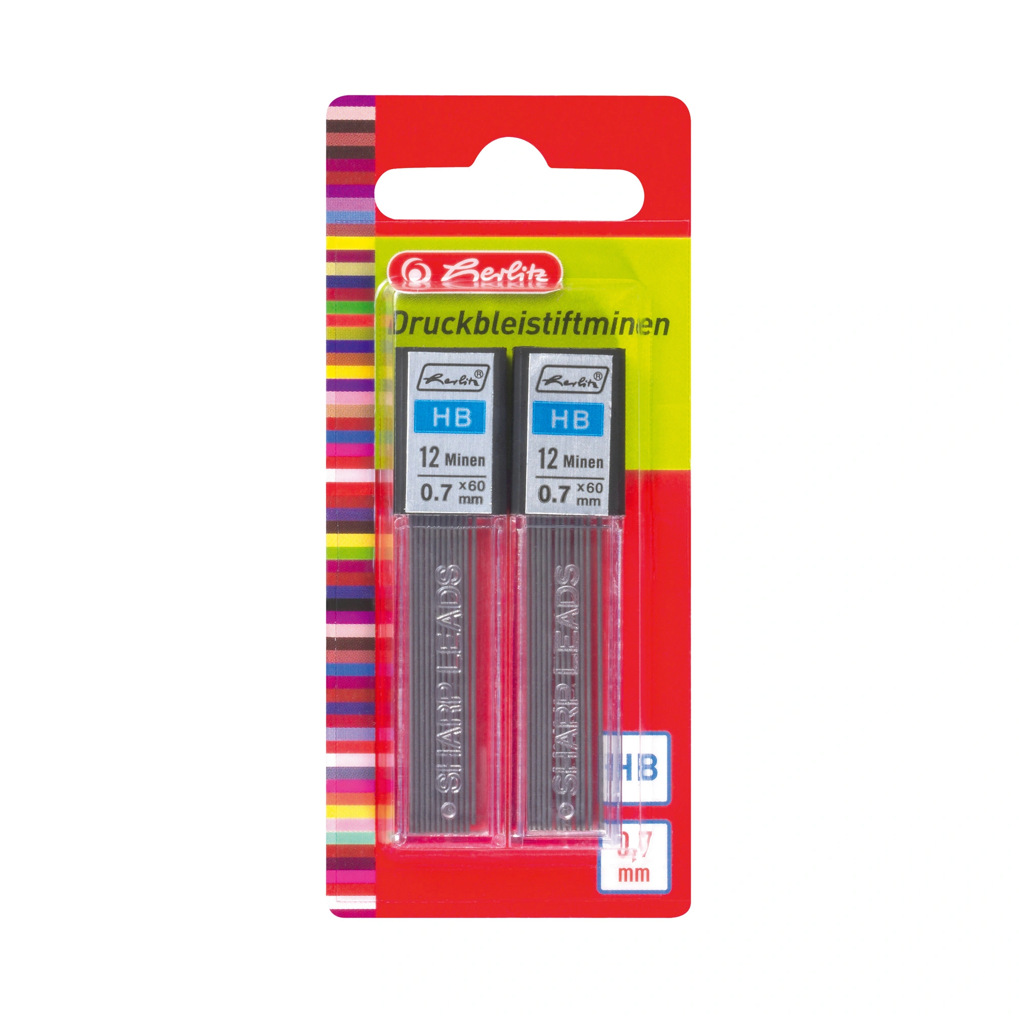 herlitz Druckbleistiftminen, Minenstärke: 0,7 mm (EAN: 4008110129808)