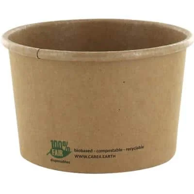 PAPSTAR Suppenbecher "pure", rund, 230 ml, braun (EAN: 4002911425381)