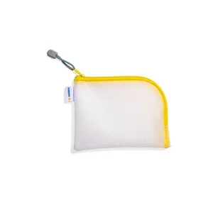 HERMA Reißverschlusstasche "Mesh Bags", DIN A6, gelb (EAN: 4008705200271)