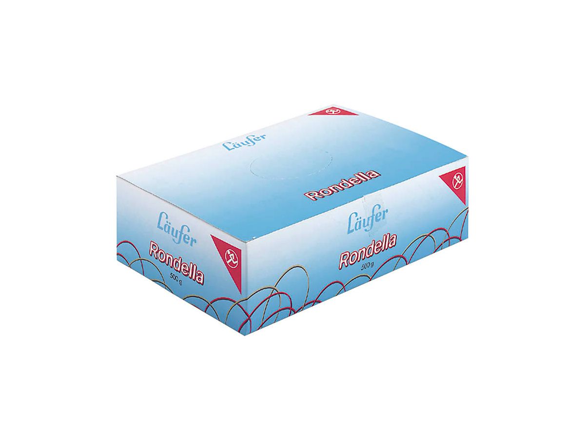 Läufer Gummiringe RONDELLA im Karton, rot, 65 mm, 500 g (EAN: 4006677505424)