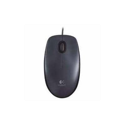 Logitech Optische Maus M90, kabelgebunden, schwarz / grau (EAN: 5099206021860)